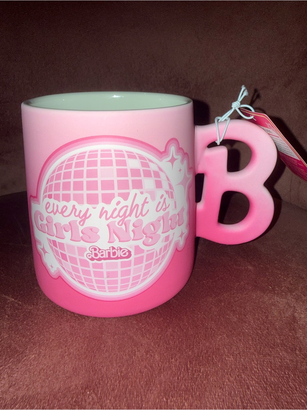 Barbie Pink Retro Disco Girls Night Ceramic Mug